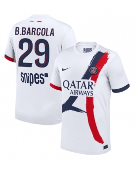 Paris Saint-Germain Bradley Barcola #29 Maglia Gara Trasferta Repliche 2025-26 Maniche Corte Paris Saint-Germain Bradley Barcola #29 Maglia Gara Trasferta Repliche 2025-26 Maniche Corte